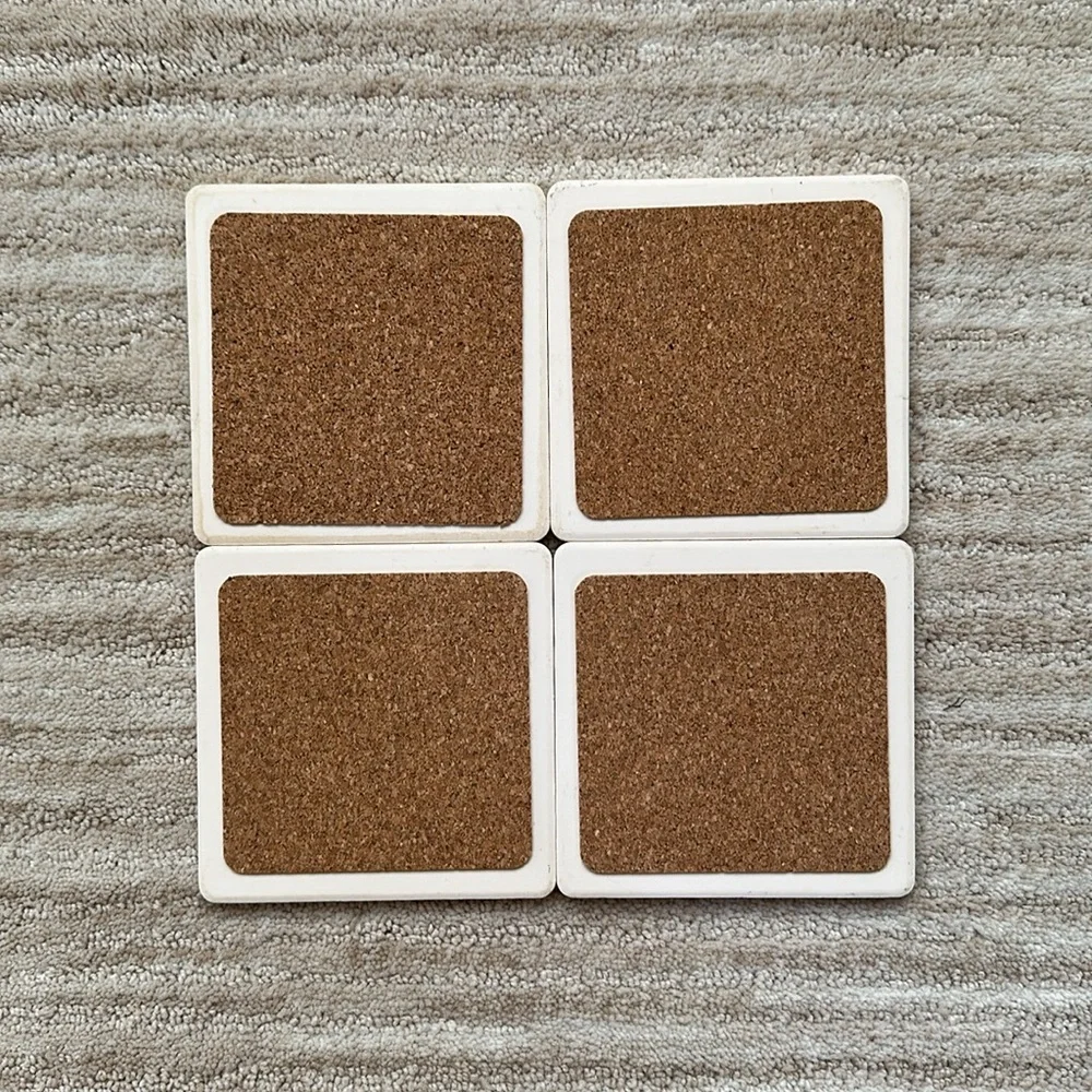 CoasterStone Nautical Coasters Set of 4 by Alan Claude Lighthouse Lobster Boats